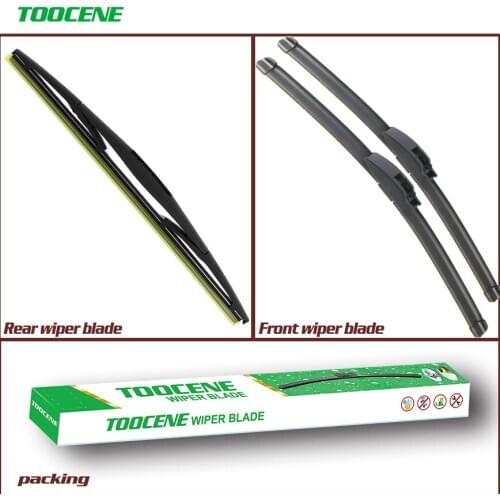 Front And Rear Wiper Blades For Citroen C-Crosser 2007-2013 Rubber Windscreen Windshield Wipers Car Accessories 24+21+12