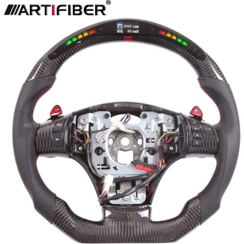 LED Carbon Fiber Steering Wheel for Chevrolet C6
