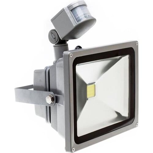 Warm White LED Spotlight floodlight Spotlight floodlight with LED lighting and PIR motion sensor