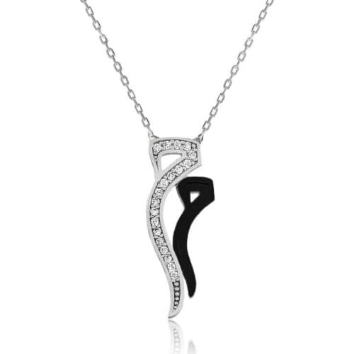 Tevuli 925 Sterling Silver Mime Lady Necklace