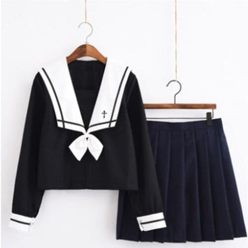New Japan and South Korea sailor suit costumes anime COS Japan academic school female student uniforms japanese school uniform