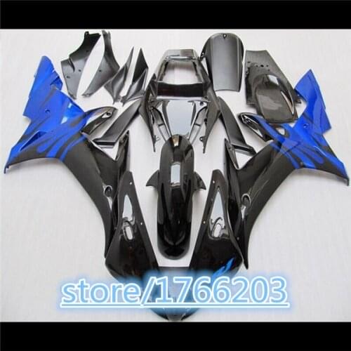 YZF1000 2002 2003 R1 For YZFR1 2002 2003 blue black 02-03 YZF R1 02 03 YZF1000 02 03 ABS Fairing Set Plastic Kit BBF