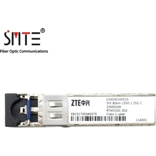 ZTE RTXM191-502 SM-80km-1550nm-1.25G-C 033030100019 Fiber Optical Module