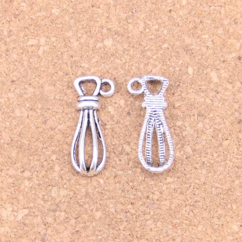20pcs Charms eggbeater whisk kitchen cooking 13x10mm Antique Pendants,Vintage Tibetan Silver Jewelry,DIY for bracelet necklace