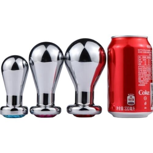 2021 Huge Metal Butt Plug Jewelry Large Anus Dilator Booty Beads Expander Prostate Massage Buttplug Anal Sex Toys For Women Men