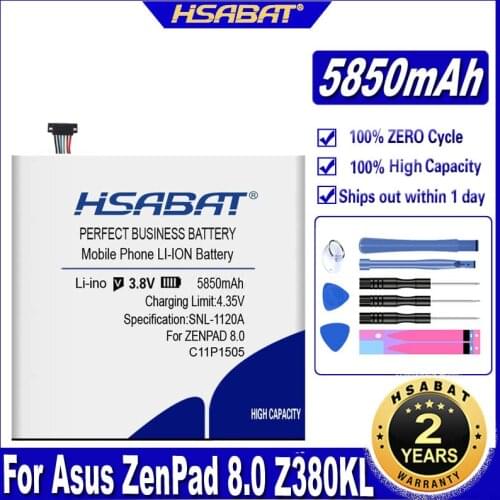 HSABAT C11P1505 5850mAh Battery For Asus ZenPad 8.0 Z380KL P024 Z380C P022 Z380CX Batteries