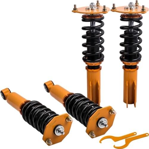 Coilover Shock Absorbers for Mitsubishi 3000GT FWD 91-99 3.0L for Dodge Stealth 91-96 Adjustable Height