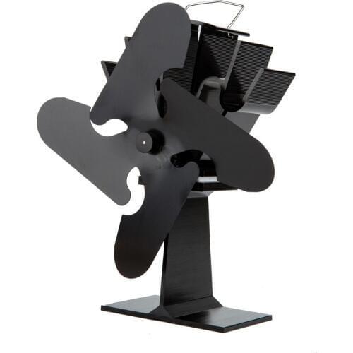 Free shipping Classic Stove Fan 4 Blade Ecofan Heat Powered Stove Fan 16% Fuel Saving Stove Top Fan