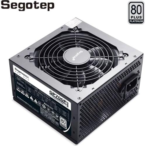 Segotep Power Source 600W For Computer ATX 80 Plus Platinum Gaiming Power Supply APFC 120mm PWM Fan Mute PC Power Supply Unit