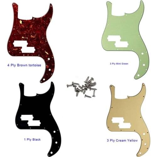 Guitar Parts Electric Custom Guitar Pickguard For 13 hole screws USA / Mexico Fd Standard P Bass Guitar Pickguard Scratch Plate