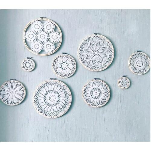 DIY tapestry wall hanging Lace Dream Catcher Set Wedding Background Decoration mexican party decorations boho wall hanging