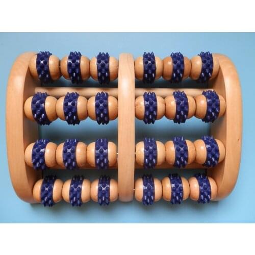 Dual Foot Massager Roller Relieve Plantar Fasciitis, Heel & Foot Arch Pain Stress Relief - Acupressure-Foot Reflexology