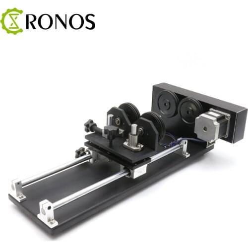 CNC Router Laser Rotary Attachment 4 Wheels Roller Rotation Axis Rotate Engraving for Laser Engraving Machine