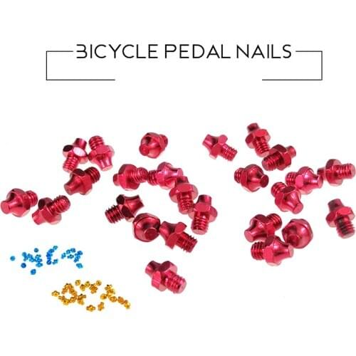 4pc/8pc/16pc Bicycle Pedal Nails Bike Repair Part Aluminum Alloy Cycling Pedal Accessories MTB Road Bike Non-slip Pedal Pins
