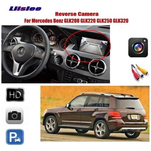 Backup Camera For Mercedes Benz GLK200 GLK220 GLK250 GLK320 Car Reverse Rear View Camera Connect Original Screen RCA Adapter