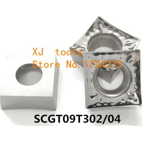 Free Shipping 10pcs SCGT09T302/SCGT09T304 Turning carbide Aluminum inserts,Blade for SSSCR/SSDCN Holder,Suitable for Aluminium