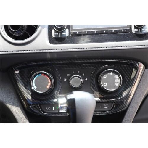 Carbon Fibre Cup Dashbaord Window Door Handle Steering Wheel Decorated Mouldings Frame For Honda XRV 2015 16 17 CAA293