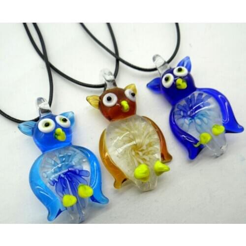 Fashion Quartz crystal Multi-Color Coloured Glaze Glass loose charm Pendant Jewelry making necklace Accessories wholesale A13