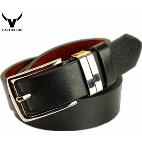 2017 Men PU Genuine Leather Strap Designer Luxury Brand Belts for Men Casual Style Belt Mens Cowhide Leather Men Belt Q224
