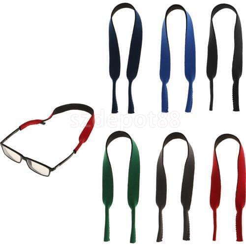 5pcs Neoprene Eyewear Sunglasses Glasses Neck Cord Retainer Band Strap Glasses Accessories