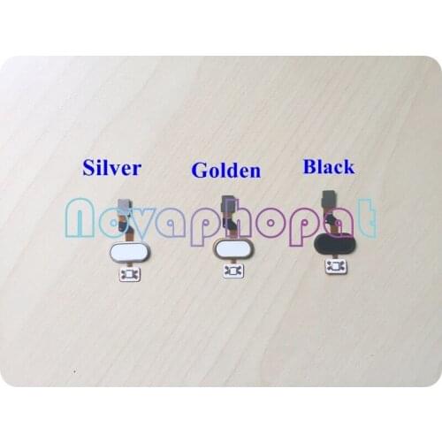 Novaphopat Black/Silver/Gold M3s Mini Key For Meizu M3S Home Button FingerPrint Touch ID Sensor Flex Cable Ribbon Replacement