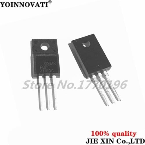 10PCS FQPF4N60C TO-220 4N60C 4N60 TO220 New original