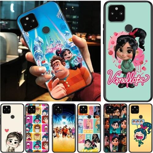 Wreck-It Ralph Disney Movie Shockproof Cover for Google Pixel 5 4 5A 4A XL 5G Black Phone Case Shell Soft Fundas Coque Capa