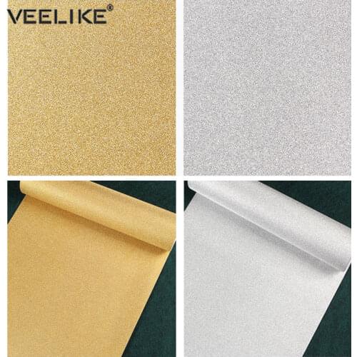 Self Adhesive Glitter Wallpaper Furniture Decorative Film Waterproof Shiny Wall Stickers DIY Gift Box Packaging Home Decoration