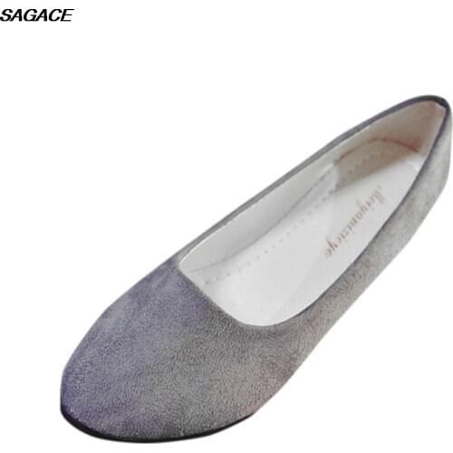 SAGACE Women Ladies Slip On Flat Shoes Sandals Casual Ballerina Shoes Size Sandalia Feminina Beach Summer Shoes Praia C26