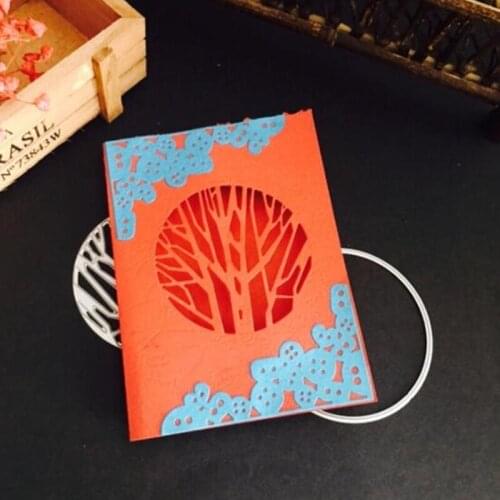 SCD569 Circle Cover Metal Cutting Dies For Scrapbooking Stencils DIY Album Cards Decoration Embossing Folder Die Cuts Template