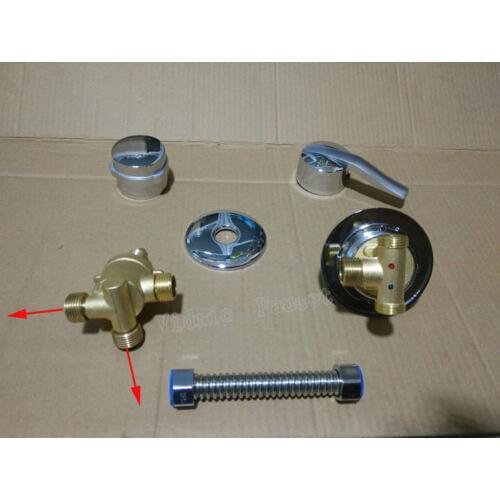 2 ways Screw+Tube shower faucet separate, 2/3/4/5 ways bathroom shower mixing faucet set , bath shower room faucet mixer