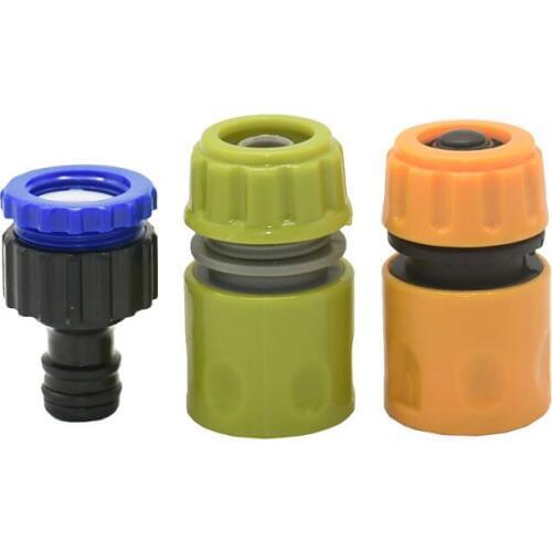 1/2" water pipe connector 16mm hose Quick Coupling G1/2 G3/4 Female Stop Water Connectors for Water Gun Garden irrigation 20pces