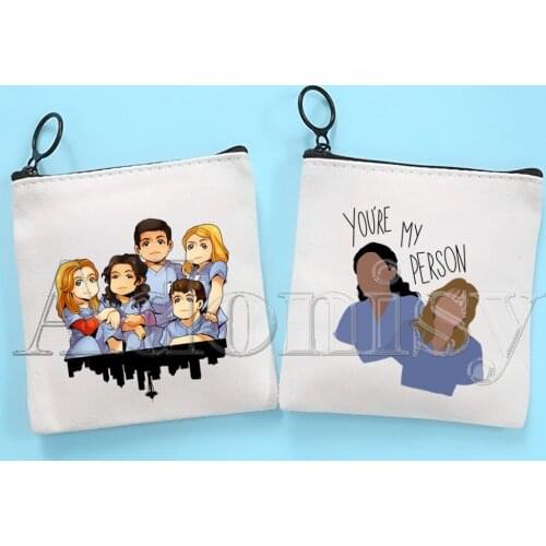 Greys Anatomy Ladies Handbags Cloth Canvas Tote Bag Shopping Travel Eco Reusable Shoulder Shopper Bags bolsas de tela Black