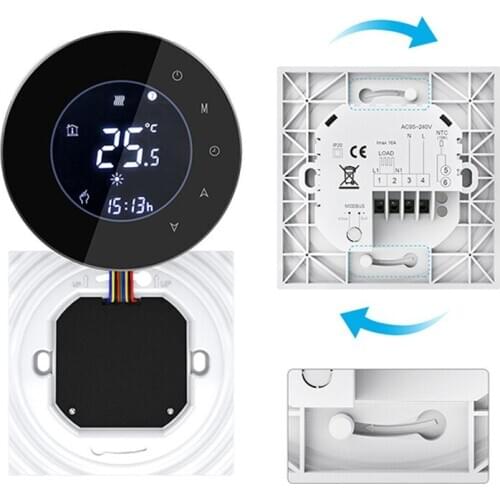 Smart WiFi Touch Thermostat Temperature Wireless Controller For Water/Electric Floor Heating Water/Gas Boiler Works Google Home