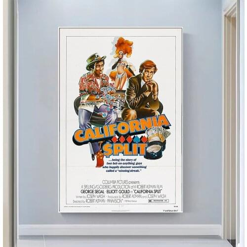 V0738 California Split Vintage Classic Movie Wall Silk Cloth HD Poster Art Home Decoration Gift