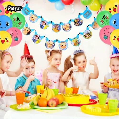 Pokemon Party Balloon Toys Childrens Pokemon toys Theme party decoration