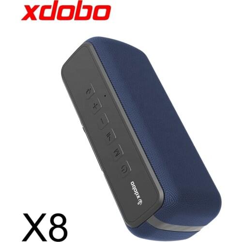 XDOBO X8 60W Bluetooth Speaker Super Bass Column Full Range Stereo Boombox Big Power Portable Subwoofer IPx5 Waterproof Soundbar