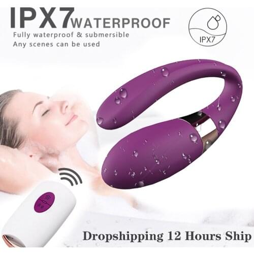 Female G Spot Vibrator Dildo Double Vibrator Vagina Massage Sex Toys for Women Wireless Remote Control Dildo Vibrating Egg Adult