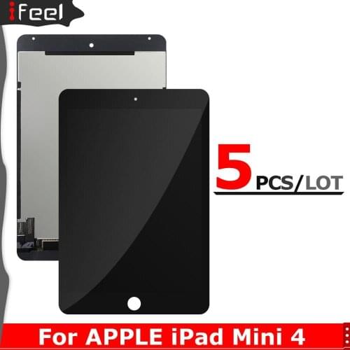 5PCS/Lot AAA+++ LCD For iPad Mini 4 A1538 A1550 LCD Display Touch Screen Panel Assembly Replacement Part