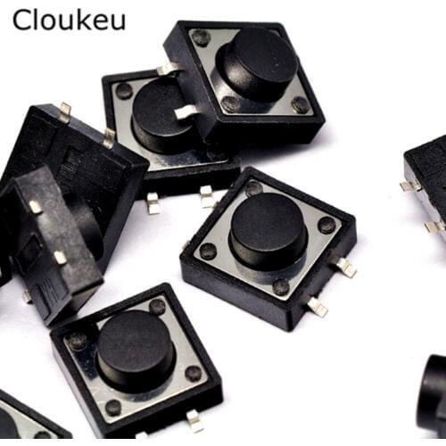10Pcs 12*12*12.5 12x12x12.5H 12.5MM Touch micro switch Push button switch