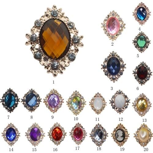 10pcs 25mm Rhinestone Cabochons Flatback Crystal Buttons Embellishments Wedding Jewellery Phone Decor DIY Garment Sewing Acce