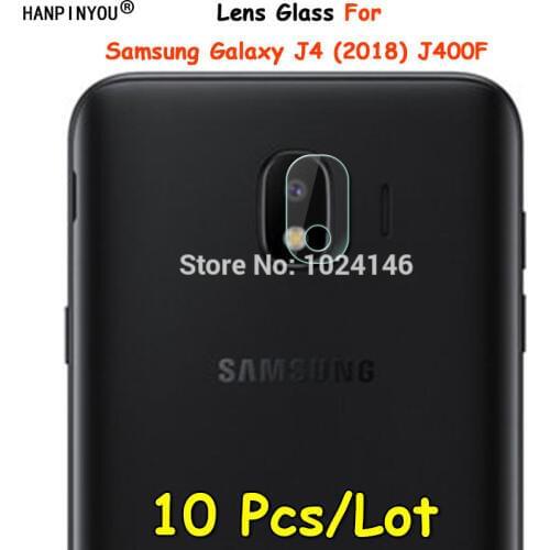 10 Pcs For Samsung Galaxy J4 (2018) J400F 5.5" Ultra Thin Rear Back Camera Lens Protector Soft Tempered Glass Protective Film
