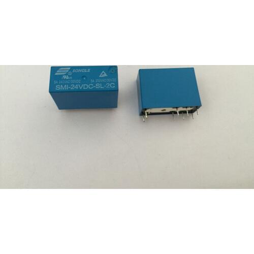 10PCS SMI-24VDC-SL-2C DC 24V 5A 250V 8PIN Power Relay