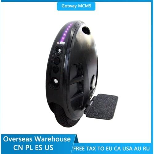 2021 Newest Gotway Mcm5 Electric Unicycle One Wheel Scooter Motor 1500W Battery 84V 800wh LIFE 80KM Max 40km/h+ 14inch Monowheel