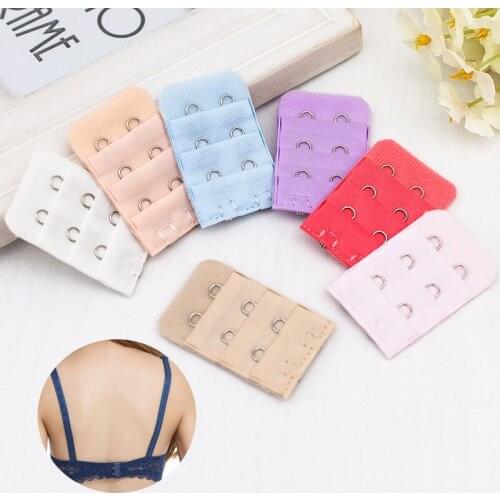 3/5/10pcs Bra Extenders Strap Extension 1/2/3 Hooks Buckles 2/3 Row Women Girl Intimates Lengthened Extenders Female Accessoires