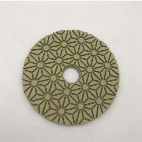 4 Step Polishing Pad 4 inch General Purpose Granite Marble Concrete Quartz Enginner Stone Circle Polishing Wheel 10 Pieces/lot
