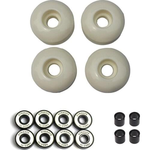 4Pcs/Set Skateboard Longboard Wheels 52mm SHR102A Road Skate Action Motion Wheels with 8Pcs Bearing 4Pcs Spacers