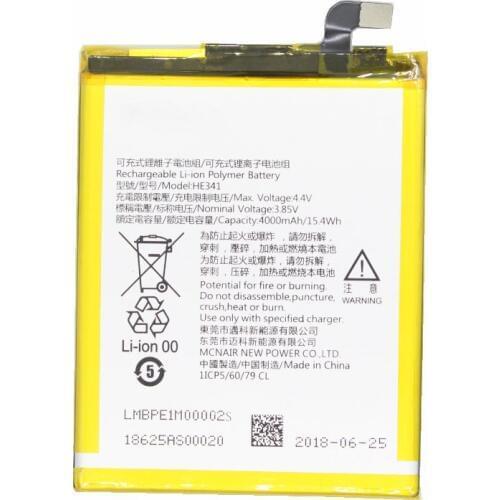 5pcs /lot 4000mAh / 15.4Wh HE341 Phone Replacement Battery For Nokia TA-1029 Batteries