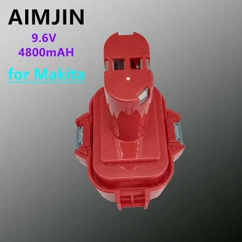 Newest 9.6V 4800mAh Power Tools Battery for MAKITA 9120 9122 9133 9134 9135 9135A 6222D 6260D L10 193977-7 638344-4-2 9120 9122