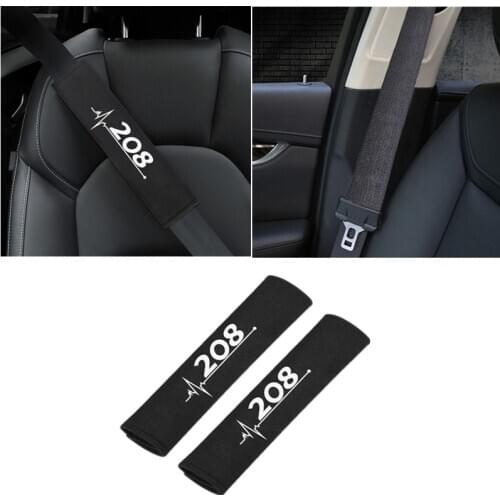 Car Styling Protect Shoulders Pads Case For Peugeot 208 Accessories
